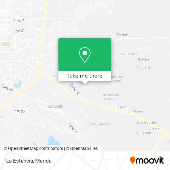 Mapa de La Estancia
