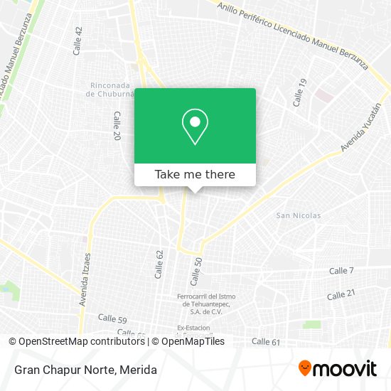 Gran Chapur Norte map