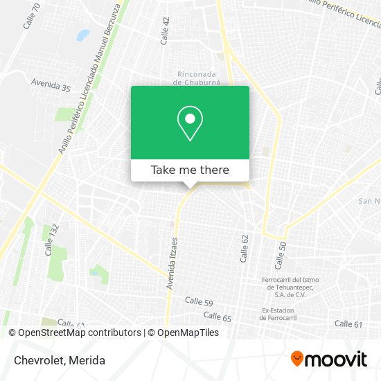 Mapa de Chevrolet