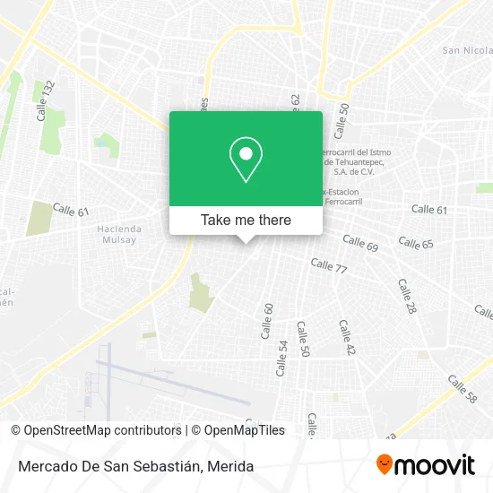 Mapa de Mercado De San Sebastián