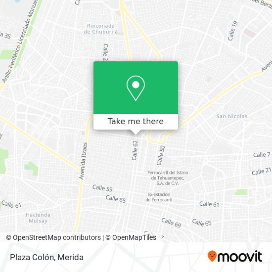 Mapa de Plaza Colón