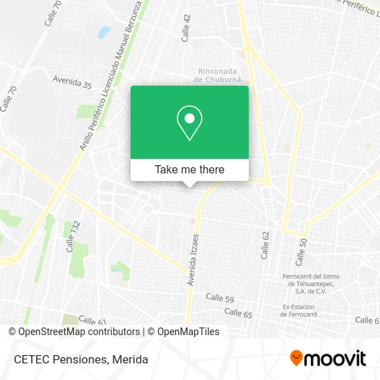 CETEC Pensiones map