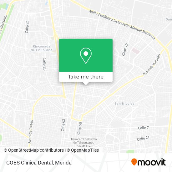 Mapa de COES Clínica Dental