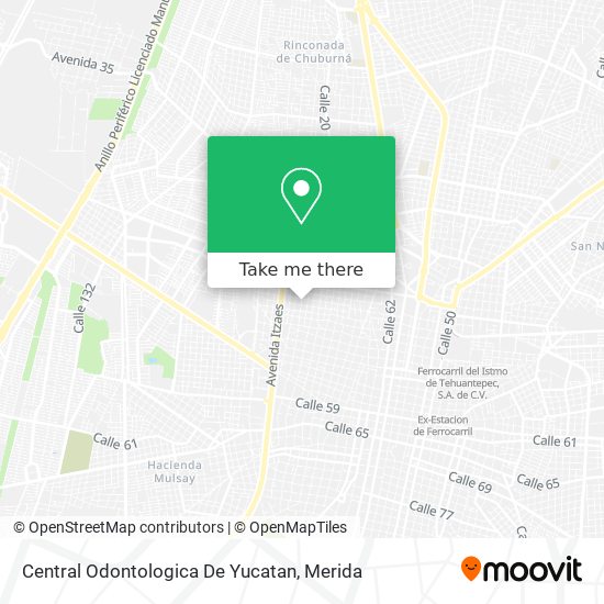 Central Odontologica De Yucatan map