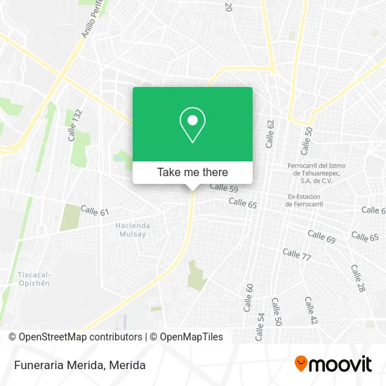 Funeraria Merida map