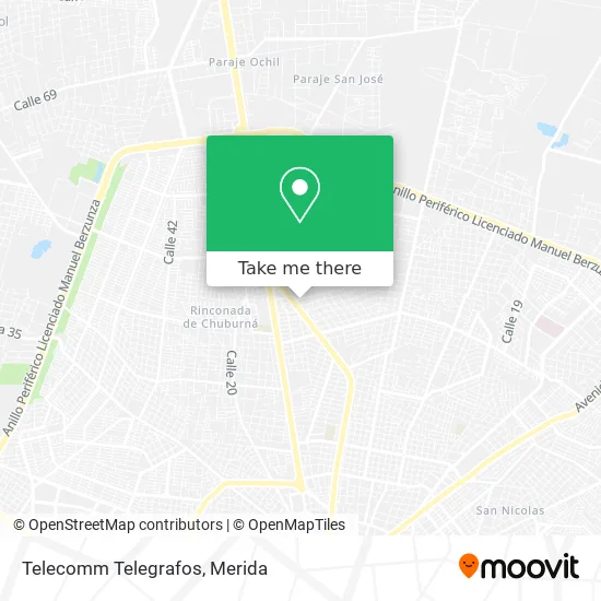 Telecomm Telegrafos map