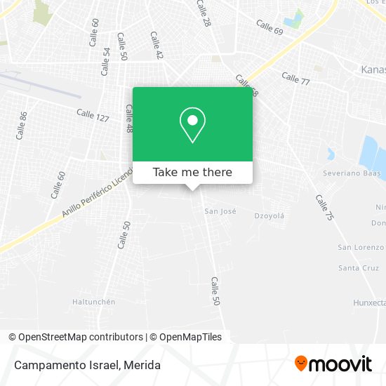 Mapa de Campamento Israel