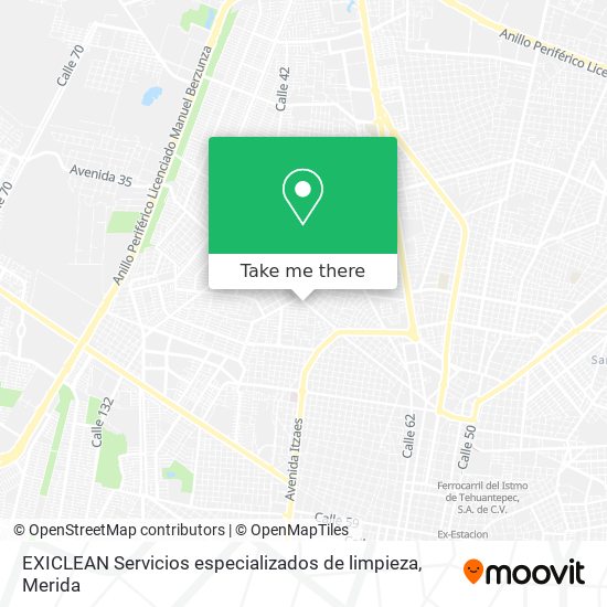 EXICLEAN Servicios especializados de limpieza map