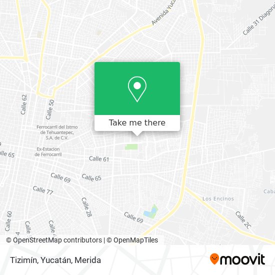 Tizimín, Yucatán map