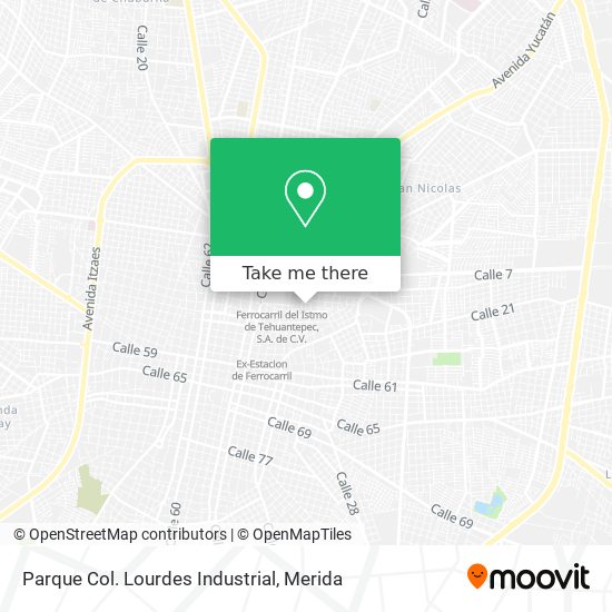 Parque Col. Lourdes Industrial map