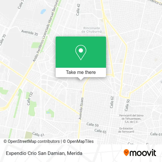Mapa de Expendio Crio San Damian