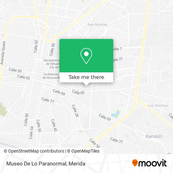 Mapa de Museo De Lo Paranormal