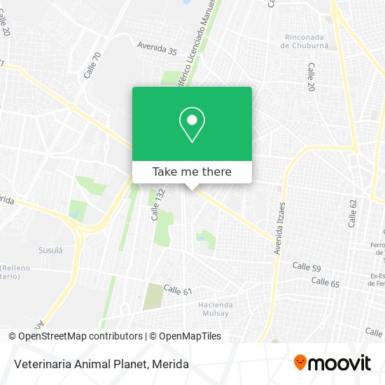 Mapa de Veterinaria Animal Planet