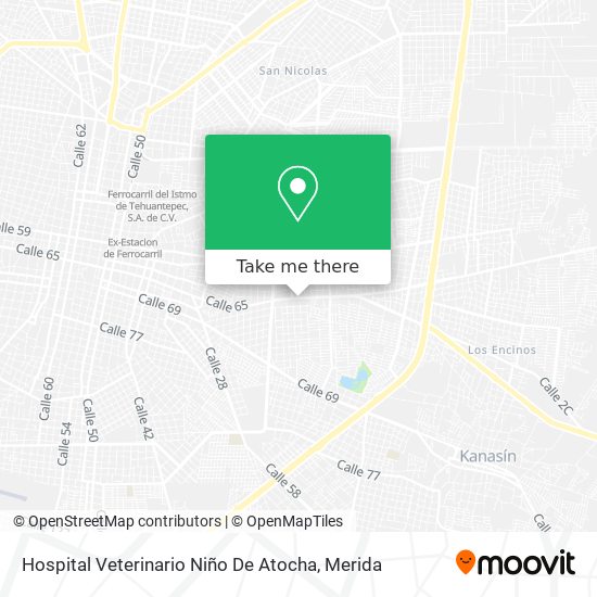 Hospital Veterinario Niño De Atocha map
