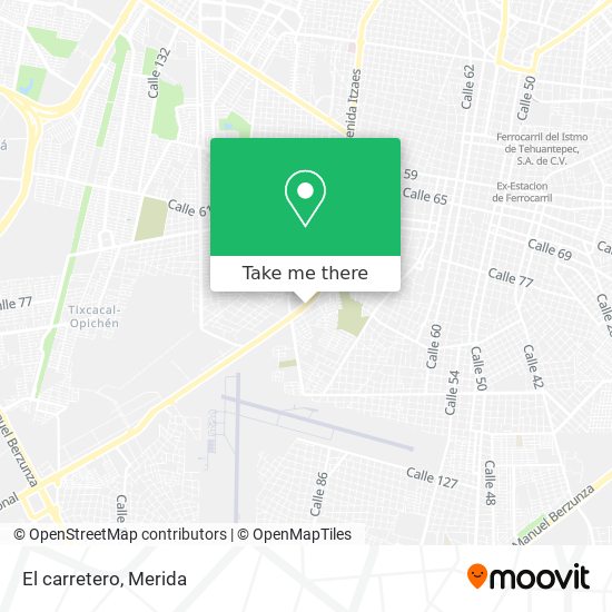 Mapa de El carretero