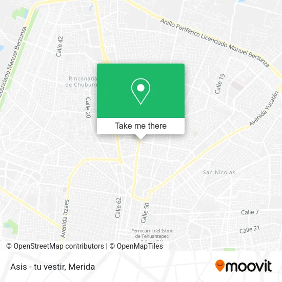 Mapa de Asis - tu vestir