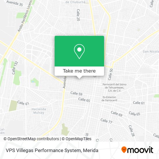 Mapa de VPS Villegas Performance System