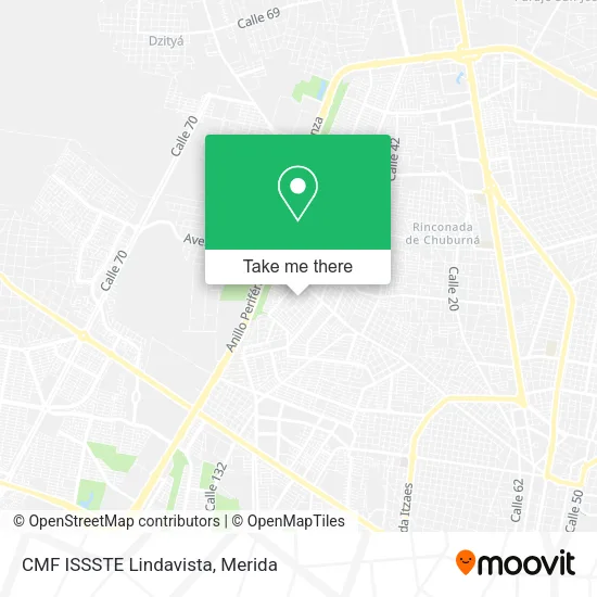 CMF ISSSTE Lindavista map