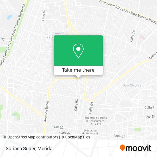 Mapa de Soriana Súper
