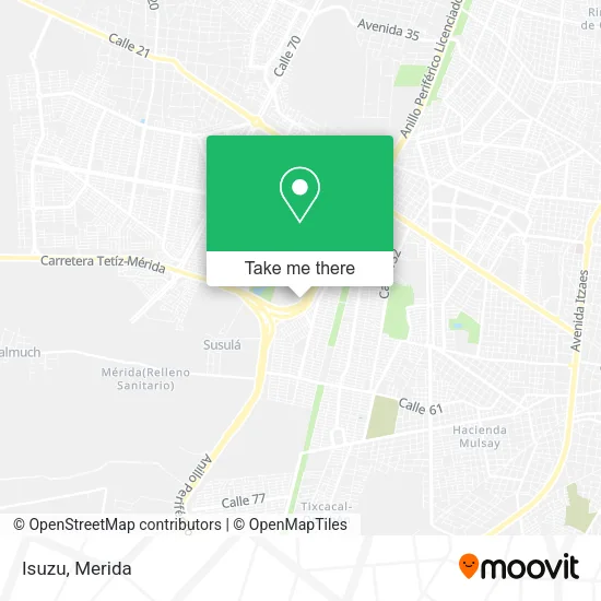 Mapa de Isuzu
