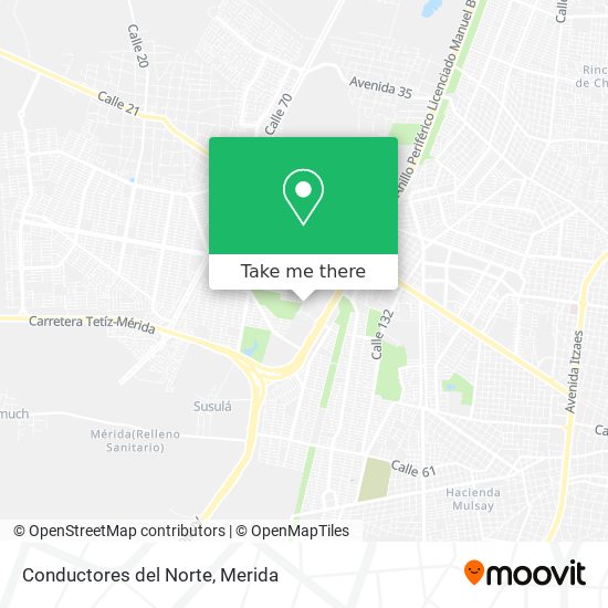 Mapa de Conductores del Norte