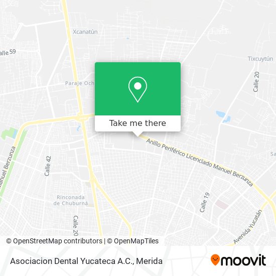 Asociacion Dental Yucateca A.C. map