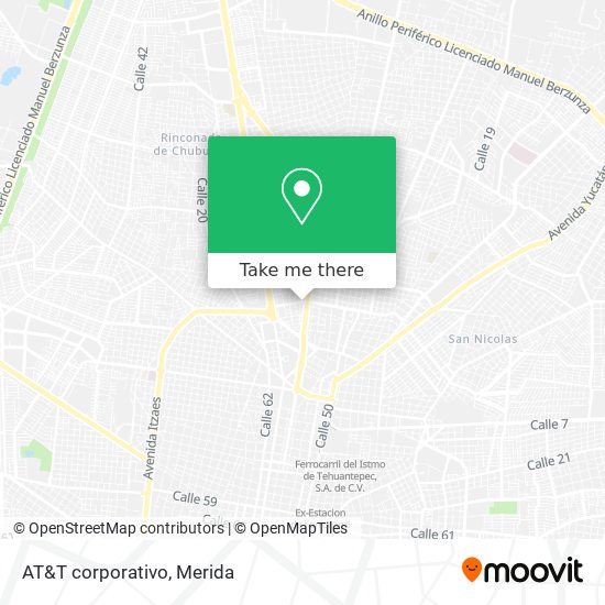 Mapa de AT&T corporativo