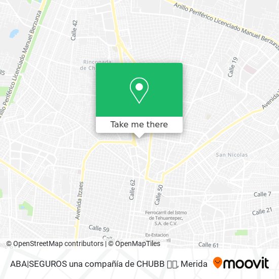 Mapa de ABA|SEGUROS una compañía de CHUBB 🏢📍