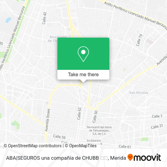 Mapa de ABA|SEGUROS una compañía de CHUBB 🏢📍