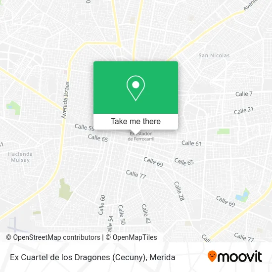 Ex Cuartel de los Dragones (Cecuny) map