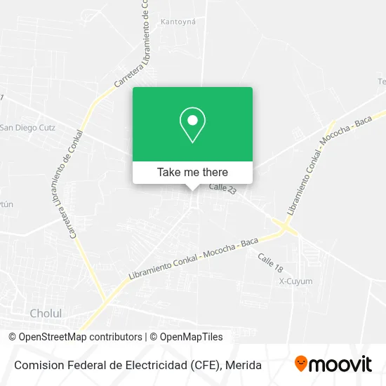 Comision Federal de Electricidad (CFE) map