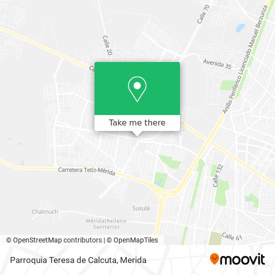 Mapa de Parroquia Teresa de Calcuta