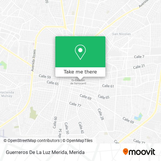 Mapa de Guerreros De La Luz Merida