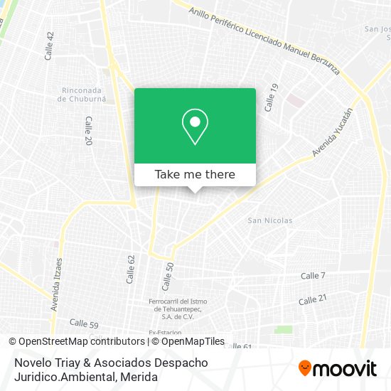 Novelo Triay & Asociados Despacho Juridico.Ambiental map