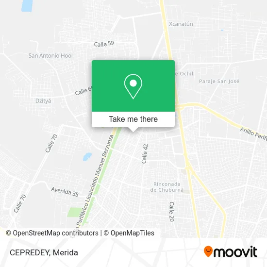 Mapa de CEPREDEY