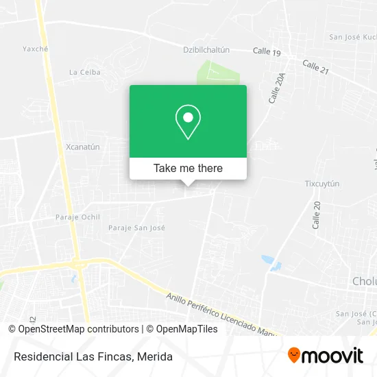 Residencial Las Fincas map