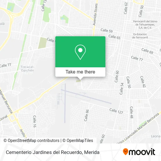 Cementerio Jardines del Recuerdo map