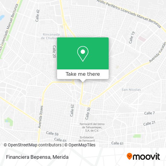 Financiera Bepensa map