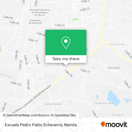 Escuela  Pedro Pablo Echeverría map