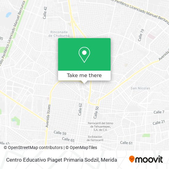 How to get to Centro Educativo Piaget Primaria Sodzil in M rida by