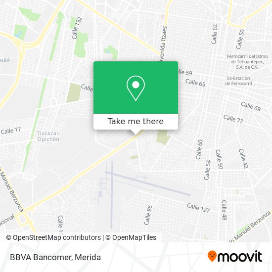 How to get to BBVA Bancomer in Mérida by Bus?