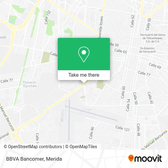 BBVA Bancomer map