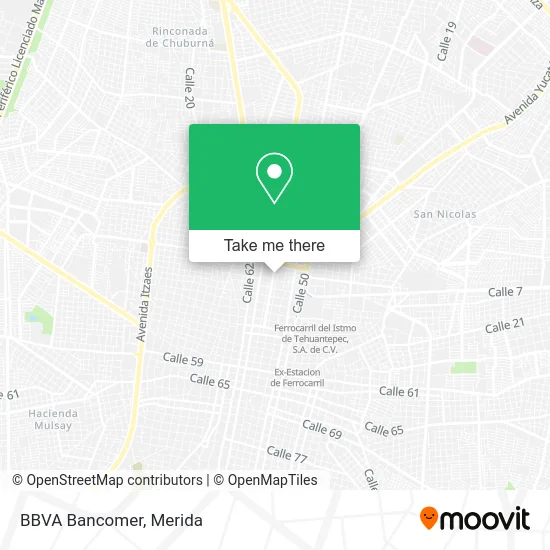 BBVA Bancomer map