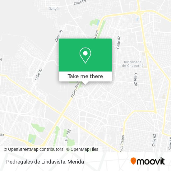 Pedregales de Lindavista map