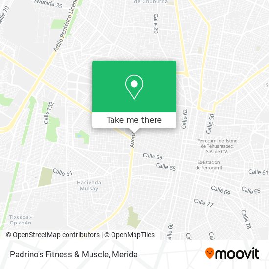 Mapa de Padrino's Fitness & Muscle