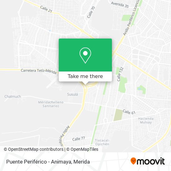 Mapa de Puente Periférico - Animaya