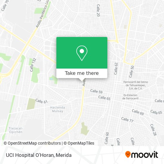 Mapa de UCI Hospital O'Horan