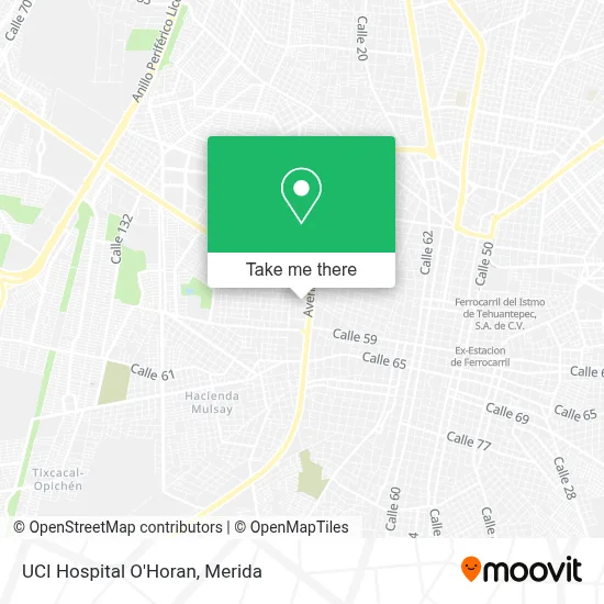 UCI Hospital O'Horan map