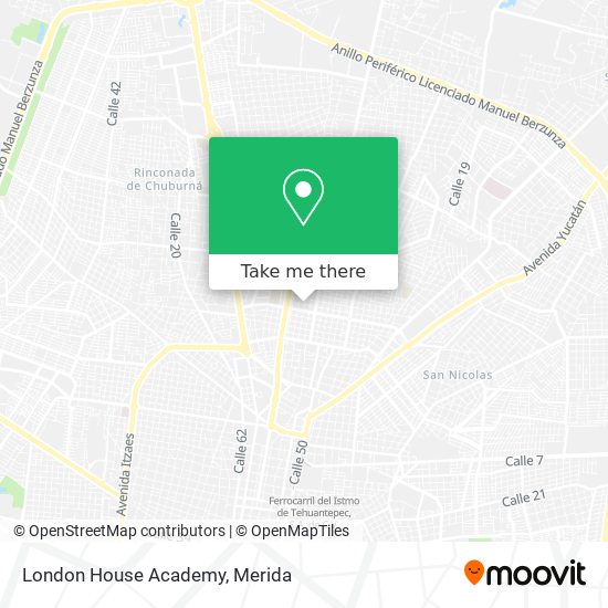 Mapa de London House Academy