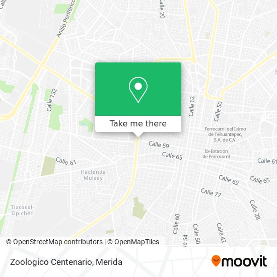 Mapa de Zoologico Centenario